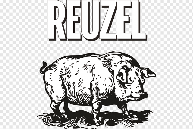 Png Transparent Pig Reuzel Clay Matte Pomade Reuzel Blue Strong Hold High Sheen Pomade Lard Pig Mammal Animals Cow Goat Family